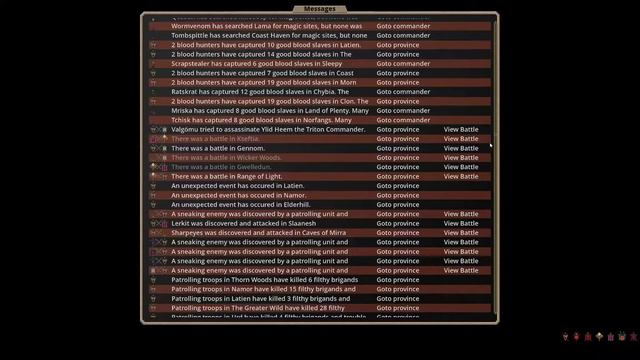 Warhammer Dominions 5 multiplayer - Skaven turns 48-49: Farewell Sweet Merchant Princes