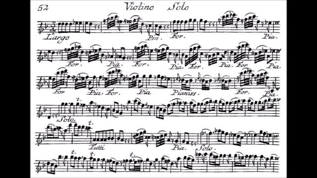 Locatelli, Pietro A. Violin Concerto L'Arte del violino Op.3 no.7