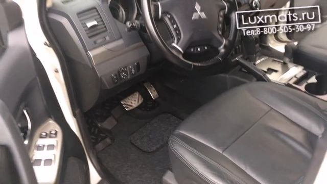 Автомобильные коврики в салон Mitsubishi Pajero Митсубиши Паджеро 2006-2015 Luxmats.ru