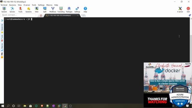 Cloud with Hammad | Run Simple Apache2 Web Server in Docker Container | Nginx | WordPress | Images
