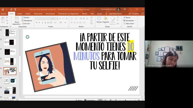 Clase: “Crea una nueva dimensión a través de un lente” (foto-selfie creativa y edición)
