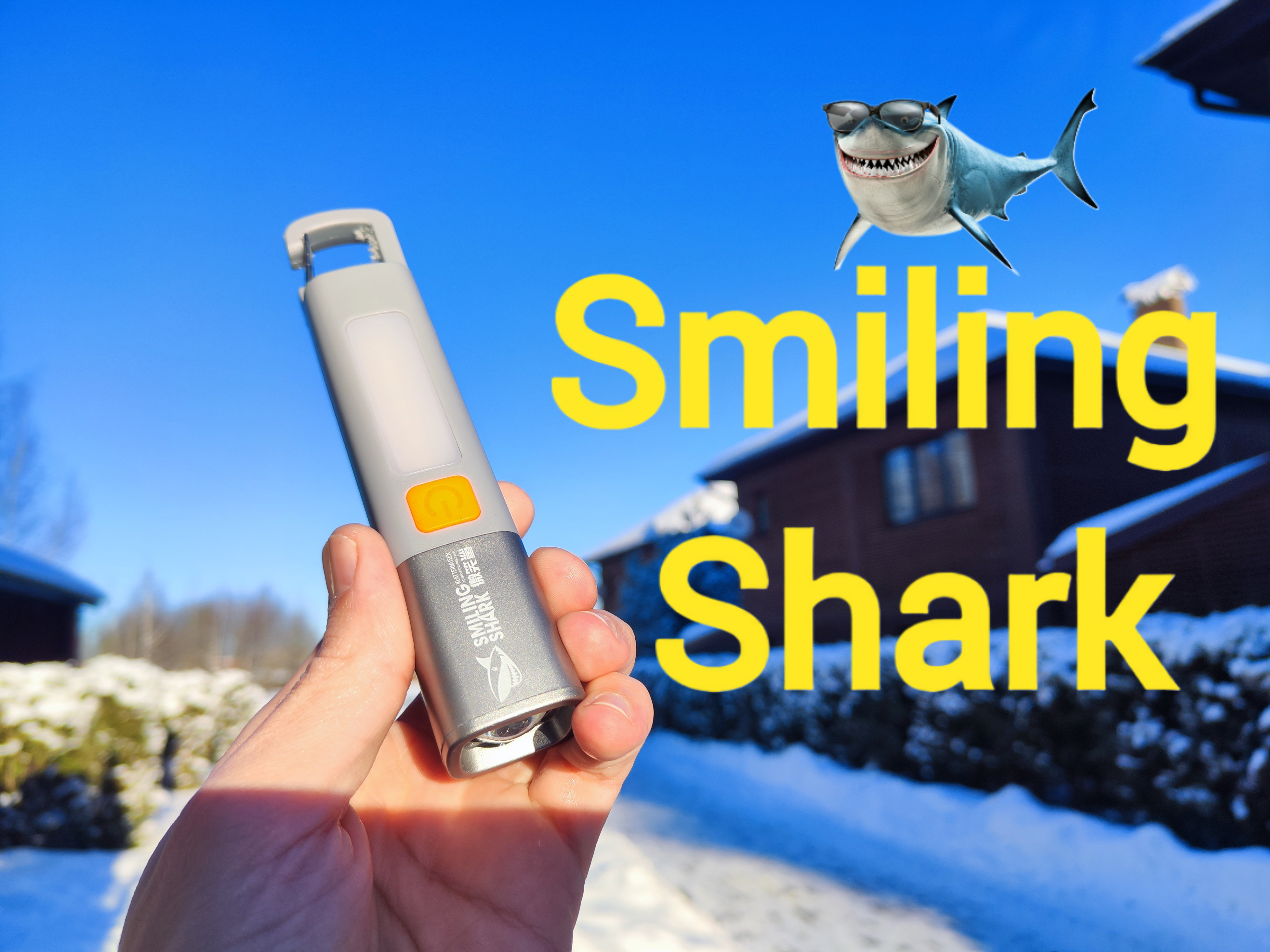 Дешевый фонарик Smiling Shark | Обзор Smiling Shark