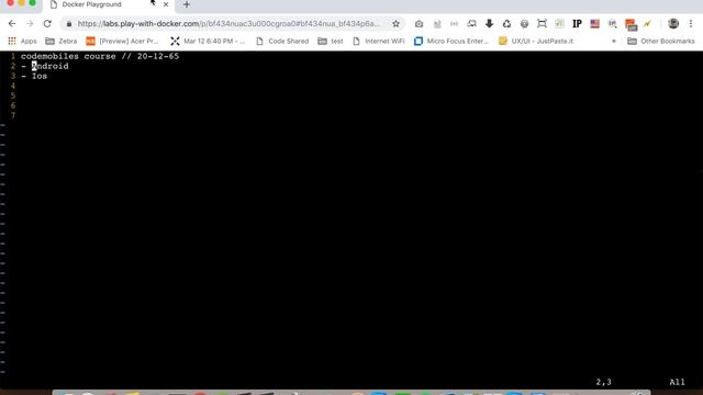 Docker + Vim : Search