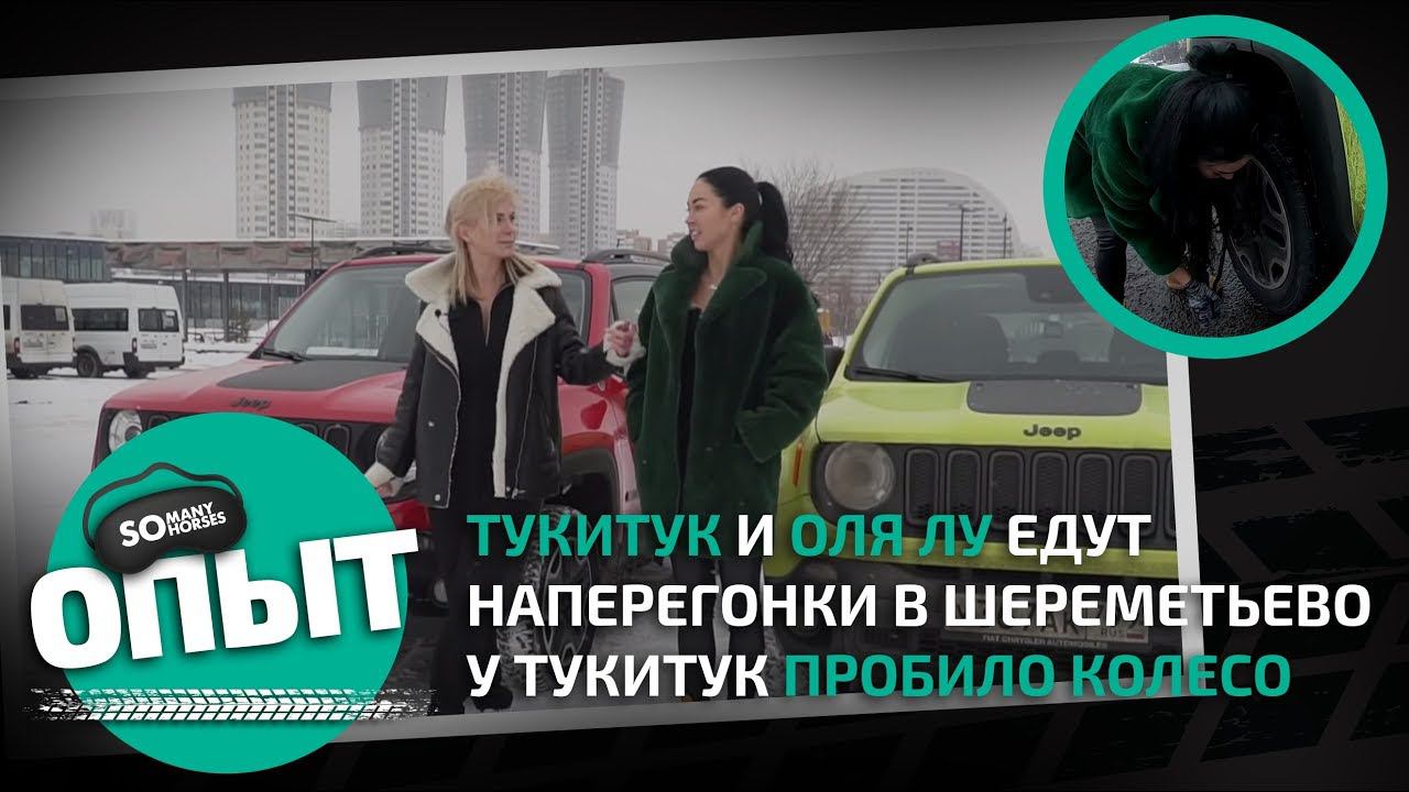 Тукитук и Оля Лу едут наперегонки в Шереметьево / У Тукитук пробило колесо / Somanyhorses.ru