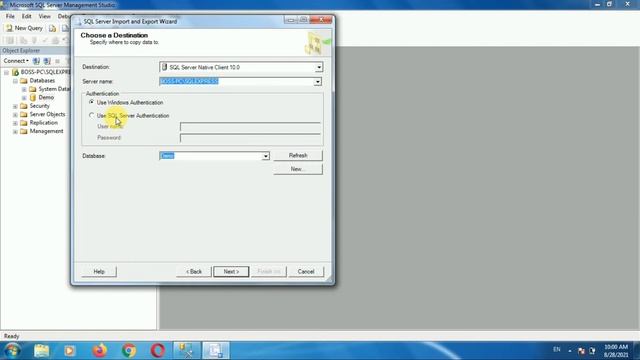 Import data from excel to SQL server table