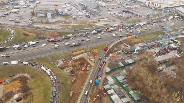 Осташковское шоссе и МКАД начало реконструкции развязки