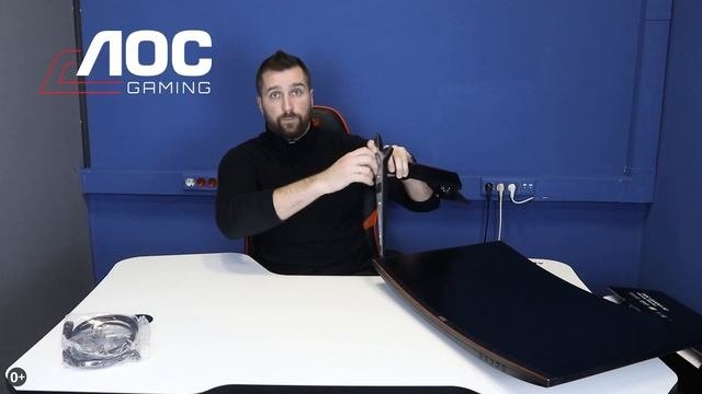 Распаковка монитора АОС cq32g1