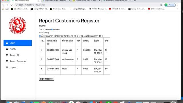 NodeJs+VueJs+MongoDb