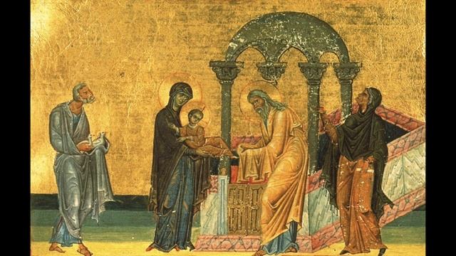 Ірмос на Стрітення. Old Slavonic chant.
