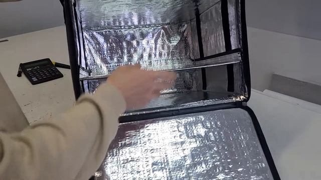 Изготовление термосумок для доставки еды 43*43*30см