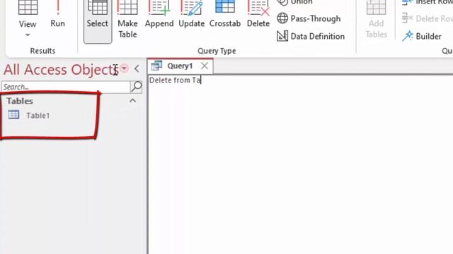 Delete statement in Microsoft Access@COMPUTEREXCELSOLUTION