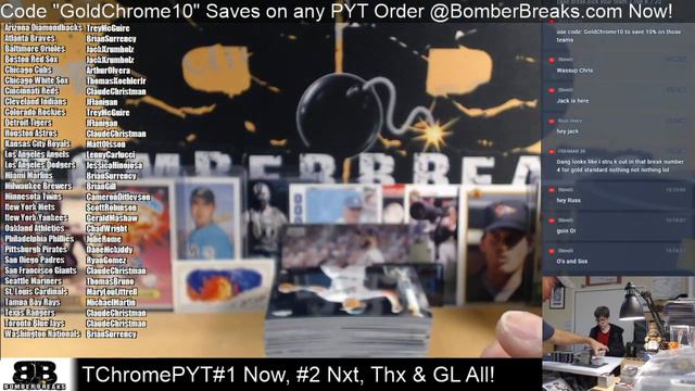 2020 Topps Chrome Hobby Pick Your Team #1 Case Break 8 7 20