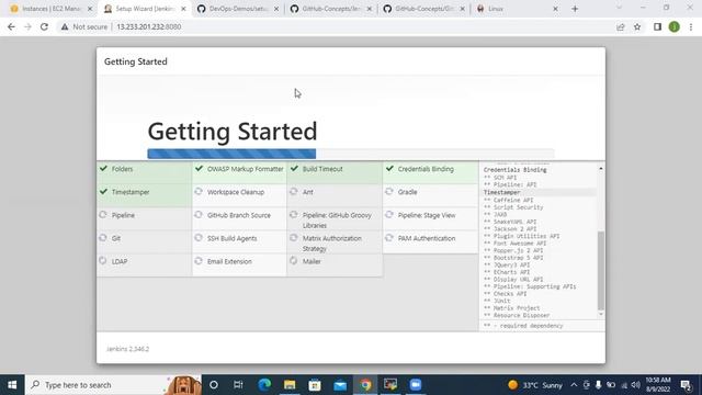 Devops on 9 8 2022 Part 2 Jenkins Master and Slave Configuration Part 2
