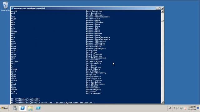 How to Export all aliases in Powershell as csv file