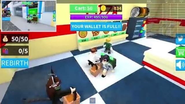 SHOPPING SIMULATOR IN ROBLOX 1 MILLION ROBUX