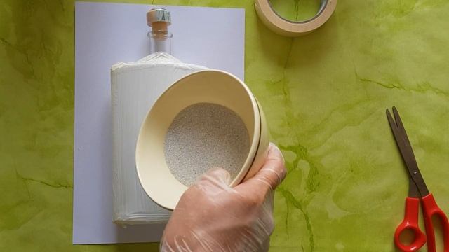 МК Декор бутылки . Decorazione bottiglia.