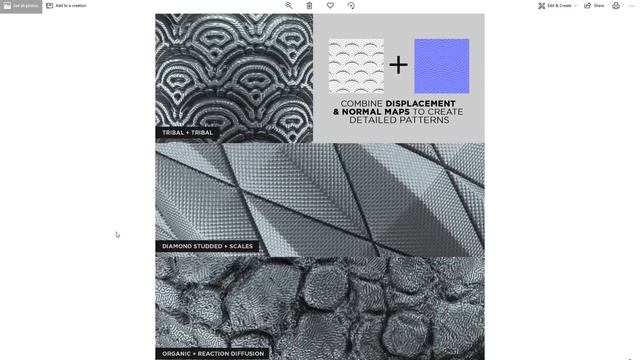 NEW PRODUCT - 100 Tileable Displacement Patterns Part 2