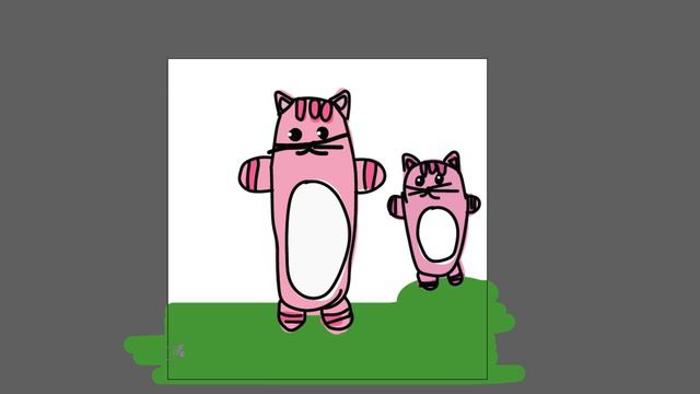 Рисуем смешных котиков детям часть 56