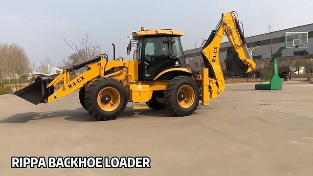 Экскаватор погрузчик Rippa R4-CX универсальная многоцелевая техника