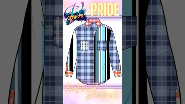 VZCharity Pride 2022 | Featured Product | Fully Customizable Long-Sleeve Patchwork Shirt