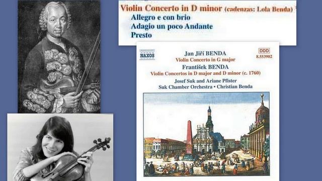 Franz (František) Benda: Violin Concerto in D minor, Ariane Pfister (violin), Christian Benda (cond