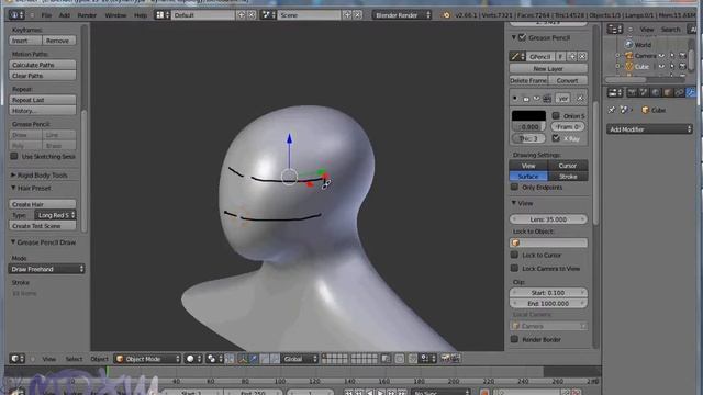 Blender. Урок 13-16 (дополнение): Раскраска вершин
