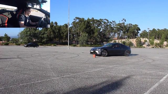 Toyota GT86 Drift - Donuts - Primeira vez, será que consigo?
