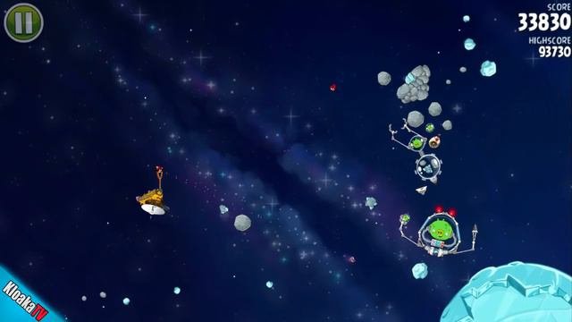 Angry Birds Space S-24 Solar System - New Horizons Walkthrough (3 Stars)