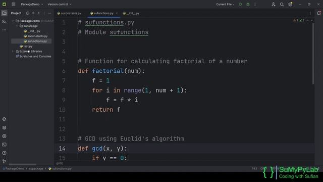 Creating a Package in Python  Installable Package in Python  SuMyPyLab