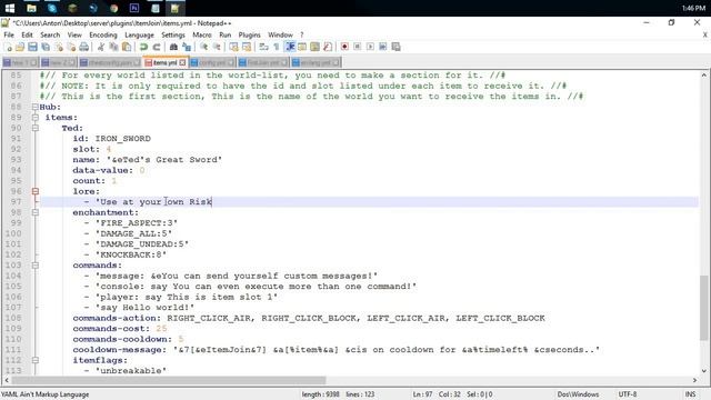 Item Join Plugin | Minecraft