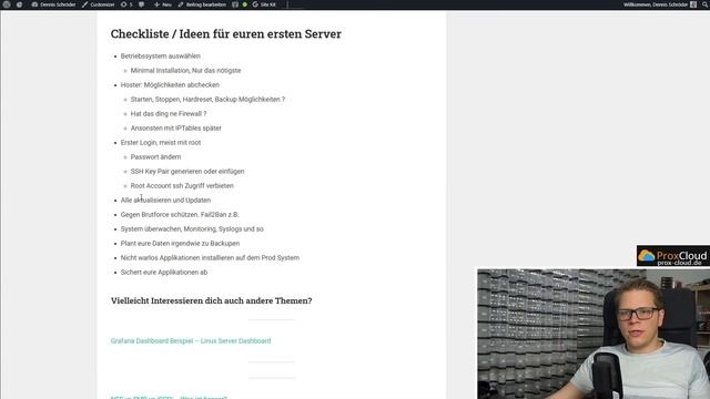 DEIN ERSTER SERVER - Erste Schritte. Welches OS? Wie absichern? Woran denken?!