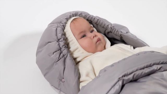 Конверт детский в комплекте с меховым вкладышем | HAPPY BABY