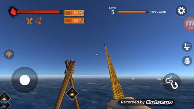 Raft survive выживание на плоту "моё первое видео на ютубе не судите строго есть много недочотов"