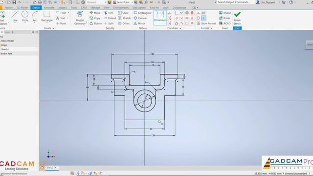 #108 Autodesk Inventor 2020 Деталь №8