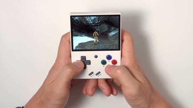 Tomb Raider PS1 Gameplay Miyoo Mini Plus Retro Game Console
