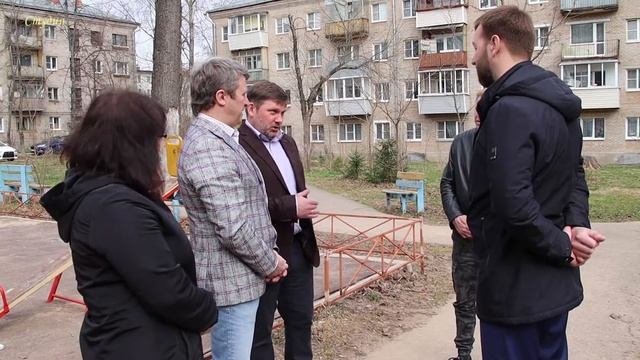 Олег Рожнов проверил ход капремонта домов в Калининце