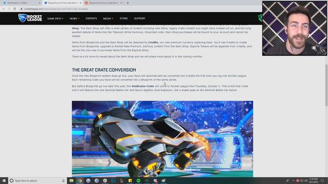 BREAKING ROCKET LEAGUE NEWS (New Crate, Titanium White Dominus, Blueprints)