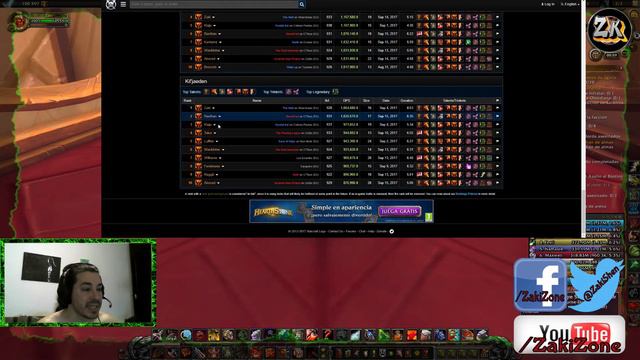 Mirando Logs en Directo - World Of Warcraft