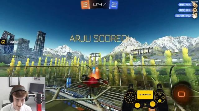 Playing with AHMAD in Rocket League! (FASTEST PLAYER?!)