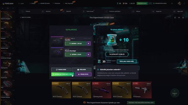 10 SANİYEDE 900 DOLAR " Karambit | Black Laminate " KATLAMAK ! CS:GO KASA AÇILIMI 2022