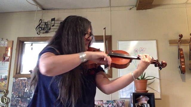 Violin: G Major Scale with intervals, broken 7ths & octaves