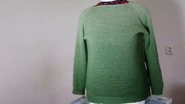 Эксперимент из пряжи Alize Angora Gold Ombre Batik ( результат).