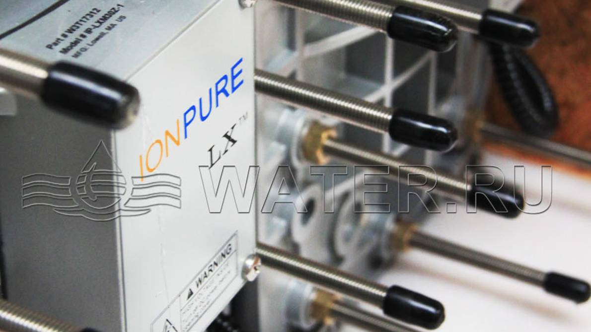 Системы непрерывной электродеионизации IONPURE. Деионизация воды. Установки электродеионизации воды.