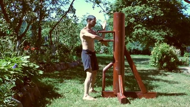 Wing Chun Dummy. Упражнение на манекене Вин Чун