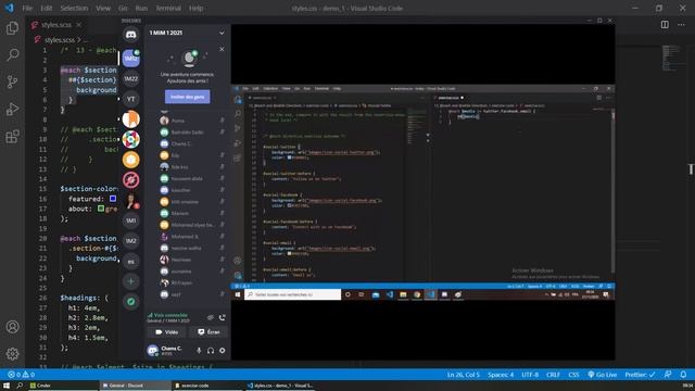 Sass : @each and @while Directives, Mixins 1MIM1
