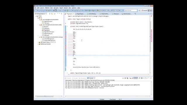 Fast coding Tetris. part1