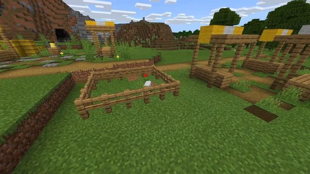 RUINED PORTAL VILLAGE at Spawn Seed - Minecraft Bedrock Edition 1.16