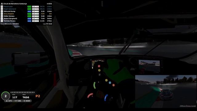 iRacing - Fanatec GT3 Fixed - Barcelona Catalunya - Prosche 911 GT3 R 3rd to 2nd