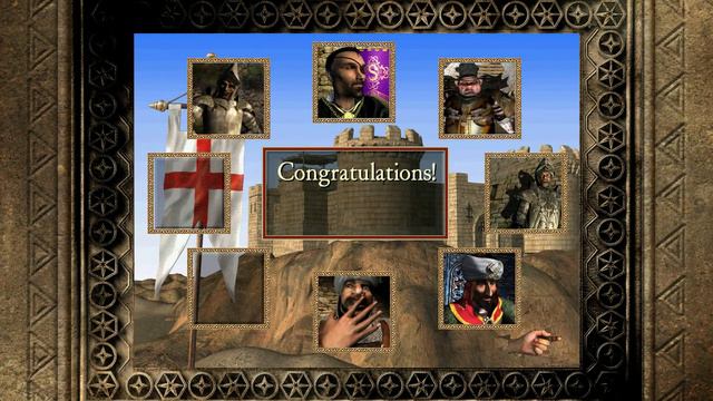 What happens when you finish Stronghold Crusader The Big One - Mission 80