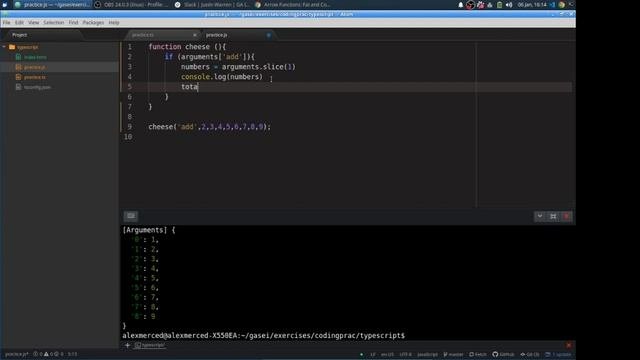 Javascript - The Arguments Object